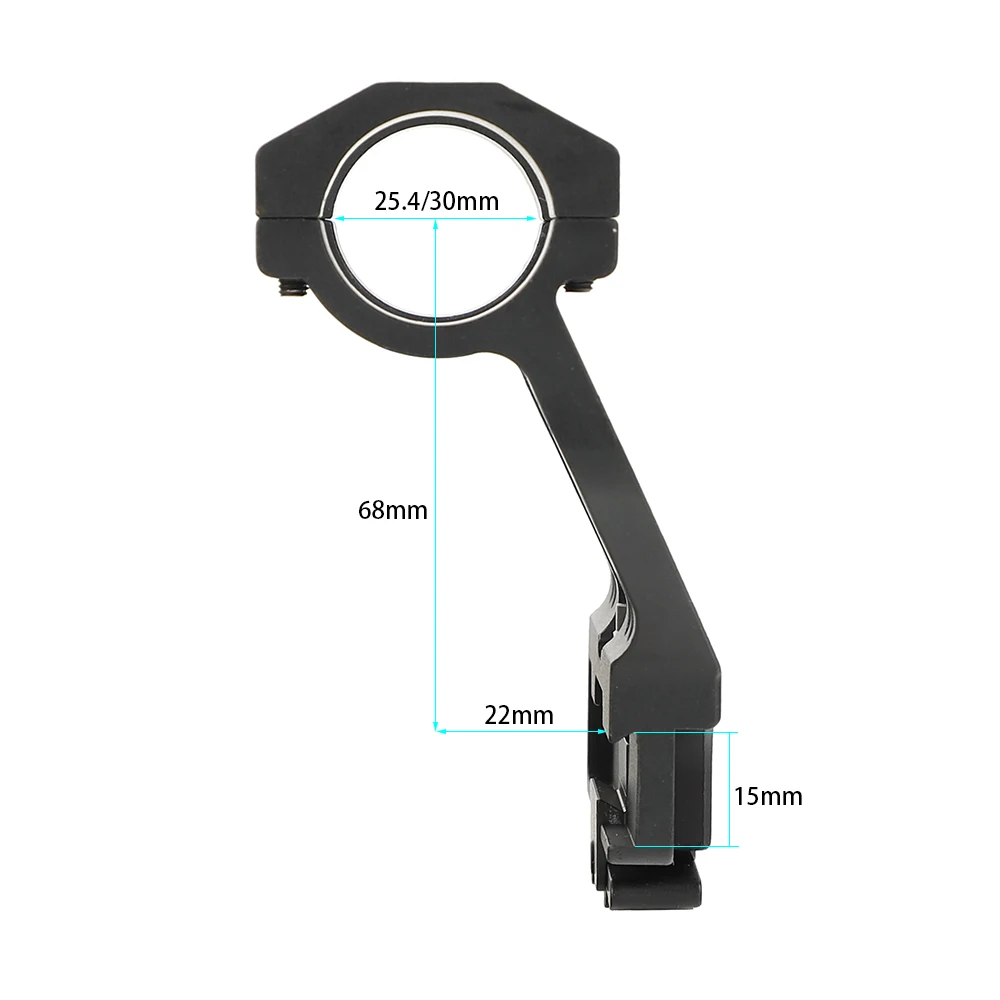 Тактические кольца ohhunt 25 4 мм 30 для установки в прицел Elite Defense Quick Detach System боковая