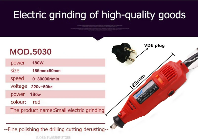 BDCAT EU/US plug dremel Grinder DIY Electric Hand