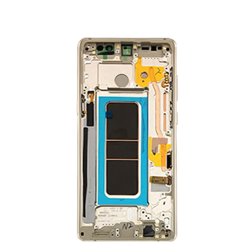 New LCD For Samsung Note 8 6.3" AMOLED Display Touch Screen Digitizer SAMSUNG Galaxy N9500 N9500F With Frame|Экраны для