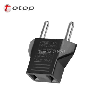 

100pcs/bag CN US Plug Adapter To EU Euro Type C AC Travel Power Adapters