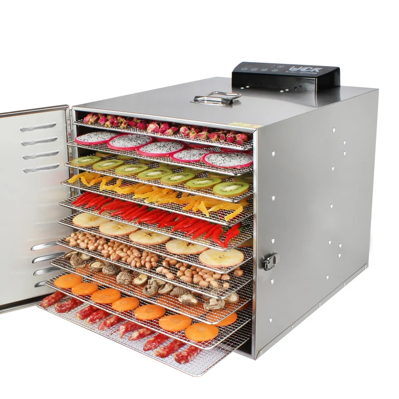 

Edos Stainless Steel Dehydrator Drying Pet Food Dried Fruit Machine Fruit and Vegetable Dehydration Air Dryer
