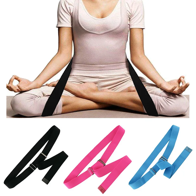 Медитация Йога ремень безопасности здоровая Осанка Поддержка для Lotus Asana