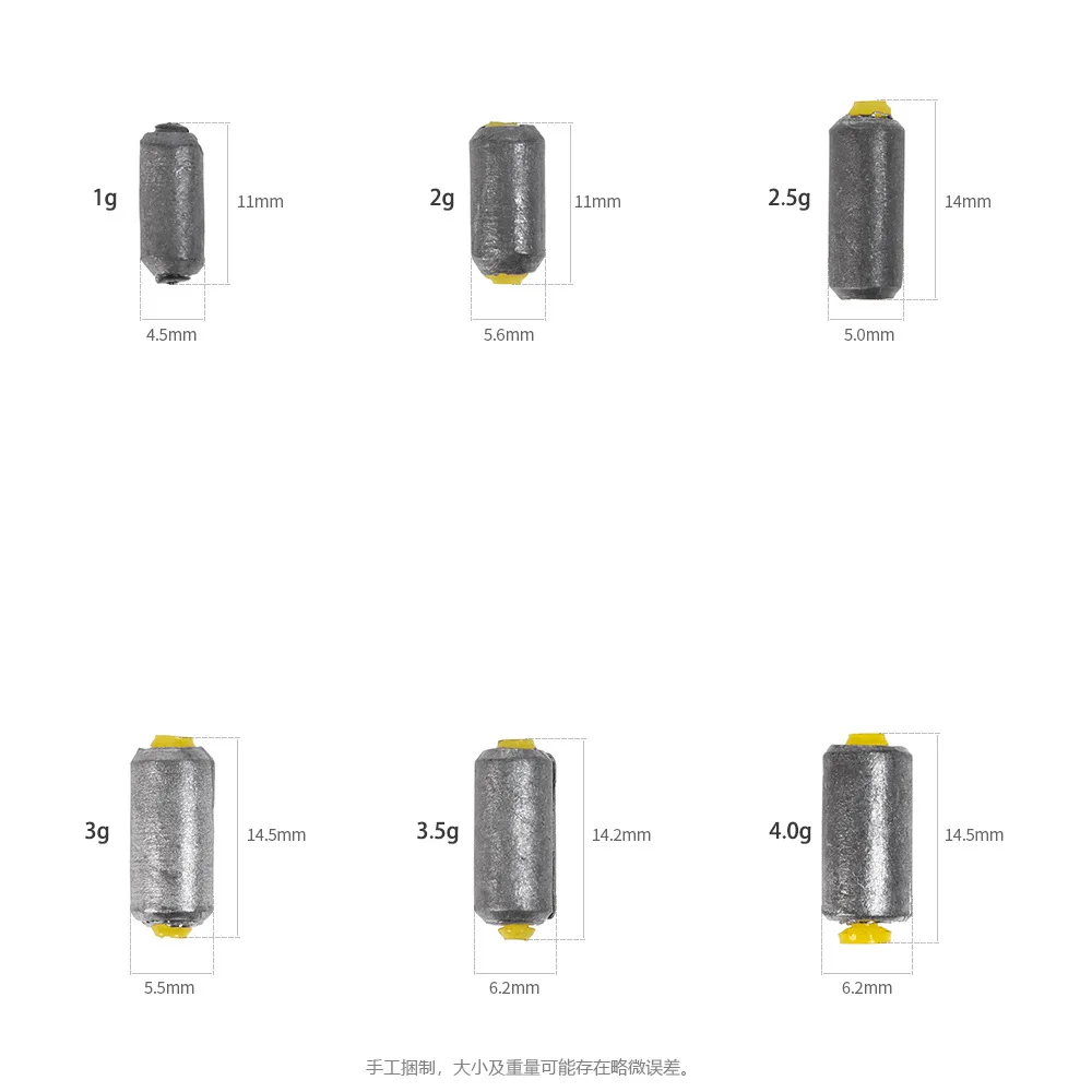 10 шт./лот, 1 г, 1,5 г, 2 г, 2,5 г, 3 г, 3,5 г, 4 г, рыболовный грузик из свинца, удочки, подвеска, искусственный круг, быстрая свинцовая приманка, рыболовные снасти