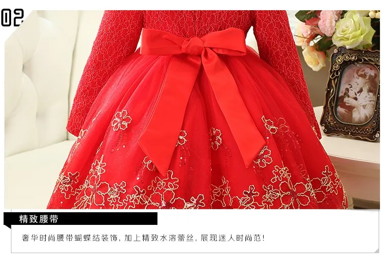 Платье для девочек в стиле ретро сезон осень-зима цвет красный фиолетовый платье с цветочным рисунком золотистое шелковое платье для