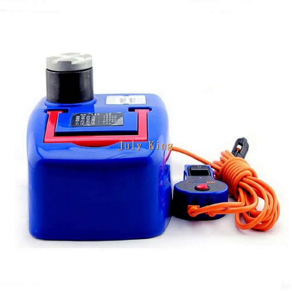 HKnoble DC12V электрический гидравлический домкрат со светодиодной светильник кой
