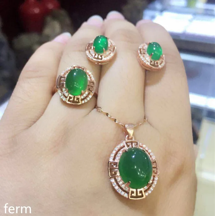 Кольцо и серьги KJJEAXCMY boutique jewels из серебра 925 пробы с вставкой чистого натурального