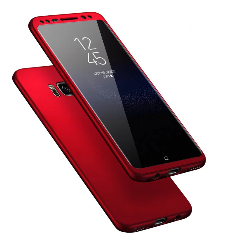 luxury 360 Degree Soft Tpu Silicon Cases For Samsung Galaxy S8 Case Shockproof Protective Case For Samsung Galaxy S8 Plus Case cases-for-s8+