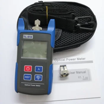 

Free Shipping TL510 Fiber Optical Power Meter with FC SC ST Connector TL510A -70 to +10dBm or TL510C -50~+26dBm