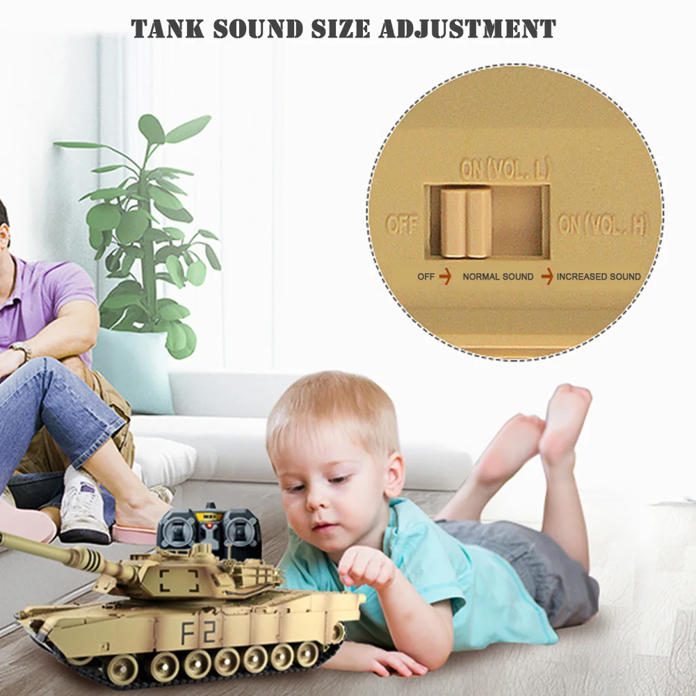 Pro Edition пульт дистанционного управления 2,4 Ghz US RC основной боевой танк с металлическим редуктором и треками для детей пульт дистанционного управления Танк модель игрушки