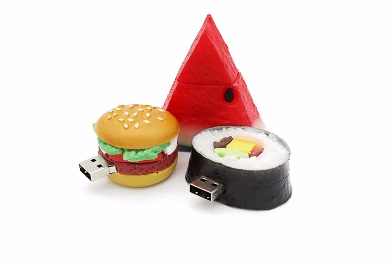 JASTER гамбургер еда usb флеш-накопитель креативный суши арбуз флеш-накопитель 4 ГБ 16 ГБ 32 ГБ 64 Гб карта памяти u диск подарок