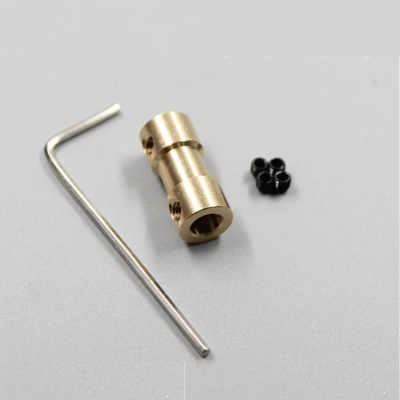 10PCS Metal Shaft Coupling Motor Connector Steel Joint Flexible Motor