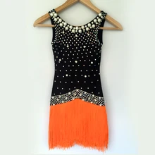 Новые латинские танцевальные костюмы сексуальные бриллиантовые бусы латинские танцевальные платья для детей женщин латинские танцевальные соревнования платья S-4XL F102