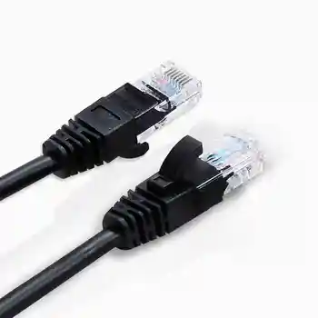 

3M black color 350MHz snagless Cat5e UTP Ethernet cable,category 5e patch cord /molded 8P8C RJ45 network lan cable
