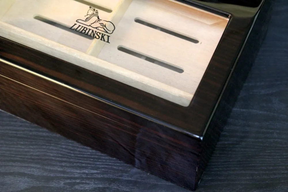 COHIBA Ebony President cigar box Шкаф из кедрового дерева lubinski Humidors увлажняющая Коробка Чехол подарок Metropolis влажность сигар