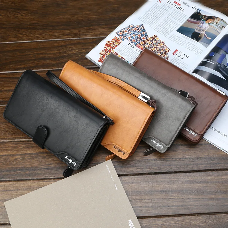 2019 Baellerry Pu Leather Wallet Luxury Brand Men Wallet Money Cell Phone  Women Purse