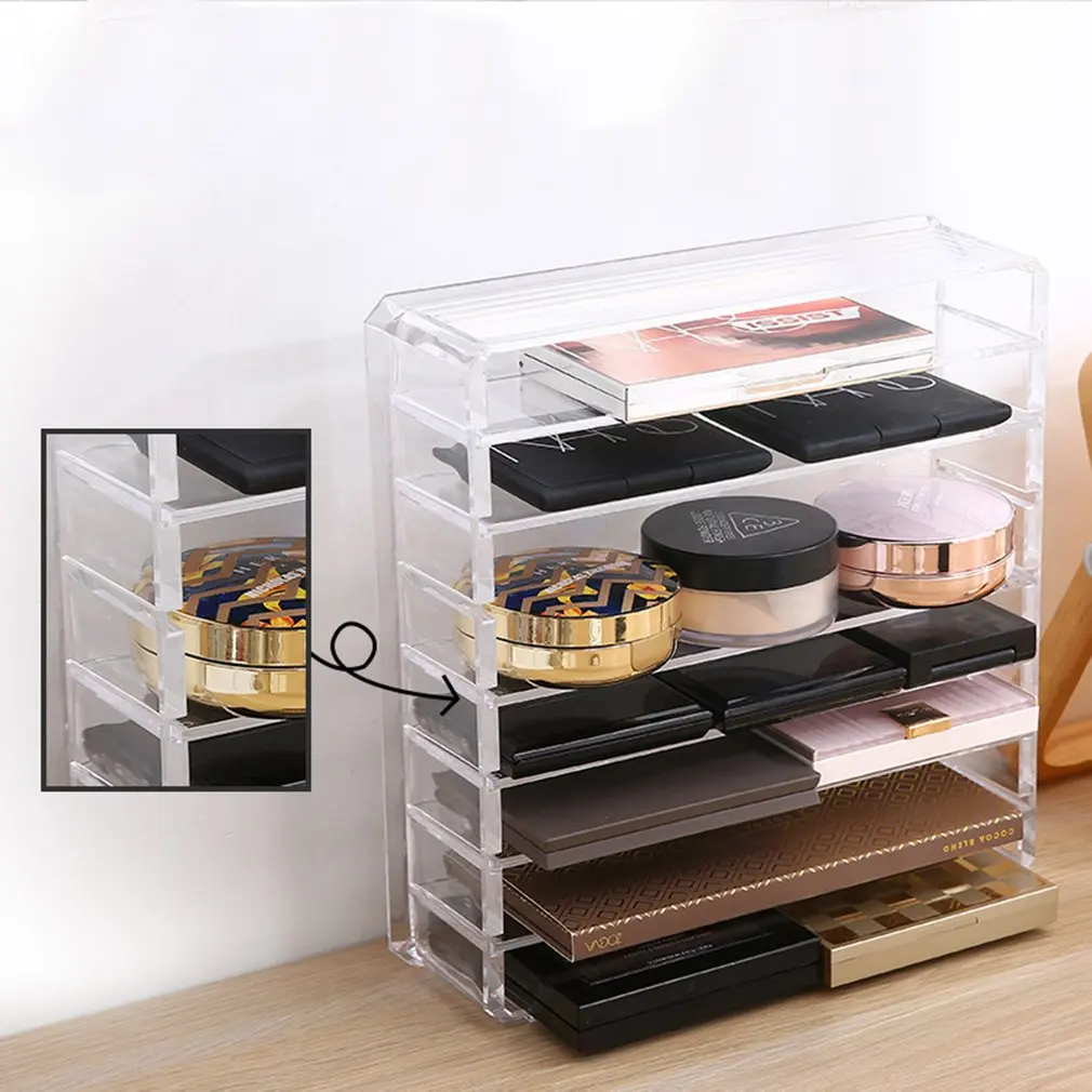 

Eye Shadow Storage Box Drawer Separation Decoration Preresent Cosmetic Storage Box Drawer Lipstick Holder Acrylic Organizer