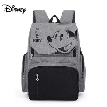 

Disney new Mummy bag fashion backpack trend street mom bag large capacity waterproof
