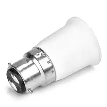 B22 to E27 Adapter B22 to E26 Lamp Holder Power Adapter Converter Base Socket LED Light Bulb Extend Plug High Quality