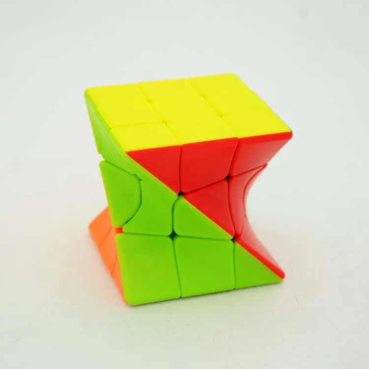 Lefun 3x3 крутящийся волшебный куб красочный крученый игрушка необычная форма Пазлы