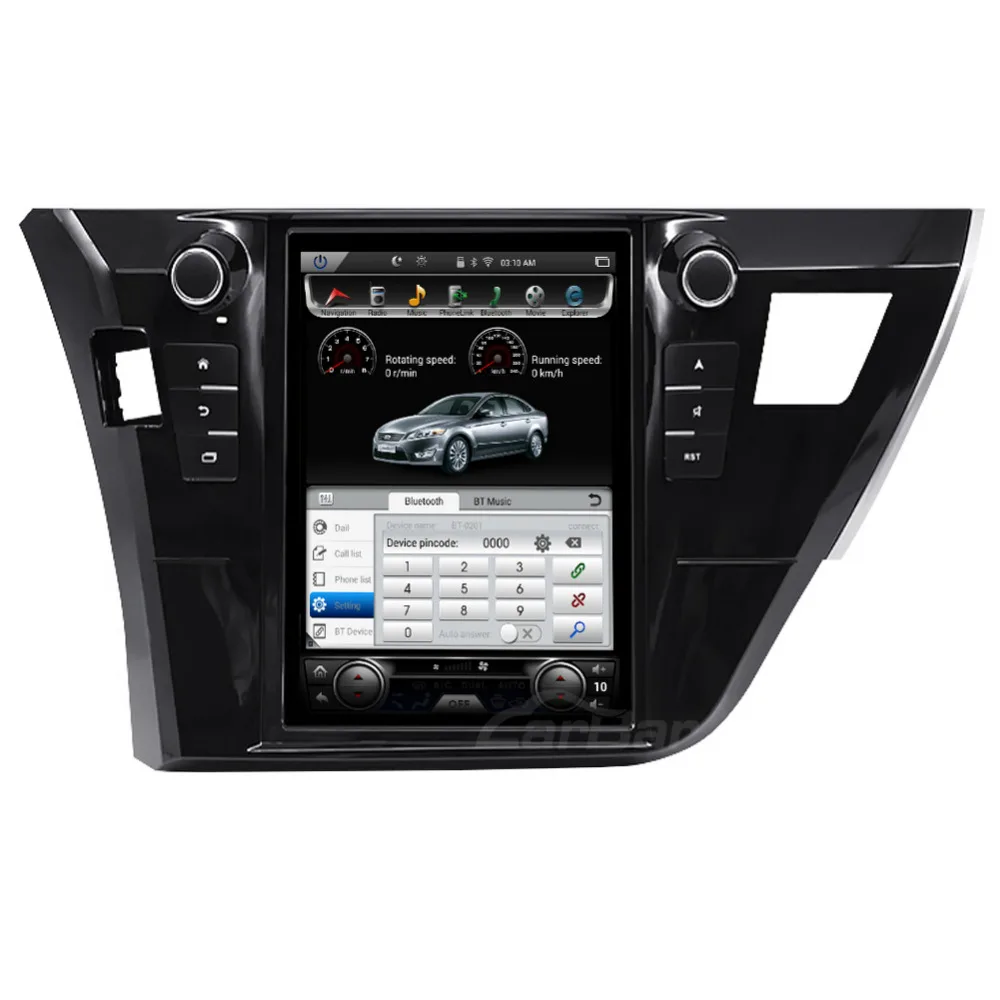 Top 10" Vertical Screen Tesla Style 1024*768 Android Car DVD GPS Navigation Radio Audio Player for Toyota Corolla 2013-2017 Auto AC 6 Top 10" Vertical Screen Tesla Style 1024*768 Android Car DVD GPS Navigation Radio Audio Player for Toyota Corolla 2013-2017 Auto AC 6