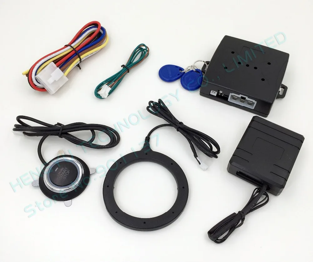RFID car alarm,passive keyless go,immobilizer car engine,auto protection,bypass module,start