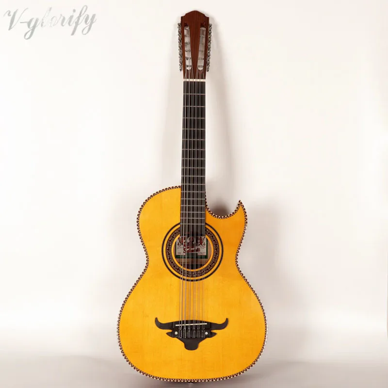 

39inch high quality natural 12 string acoustic guitar