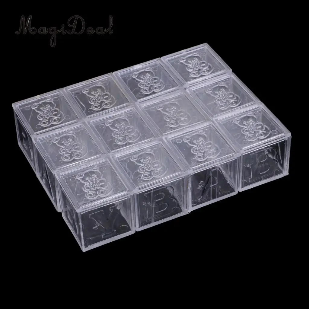MagiDeal Building Blocks Candy Box Wedding Baby Shower Party Gift Favor 3 Colors Choose