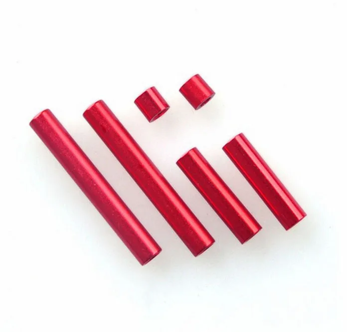

10PCS 5MM 20MM 35MM Inner Thread Round Aluminum Pillar Spacer Red for Multicopter QAV250 PC Board