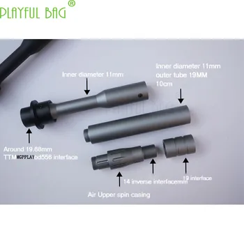 

MAKS concave and convex tube water bullet gun fittings BD556 water projectile TTM casing MGPLPAY nylon casing standard tube M07