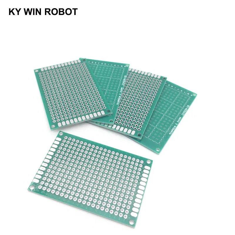 Arduino에 대 한 5pcs 4x6cm 40x60mm 단일 측면 프로토 타입 PCB 범용 인쇄 회로 기판 Protoboard
