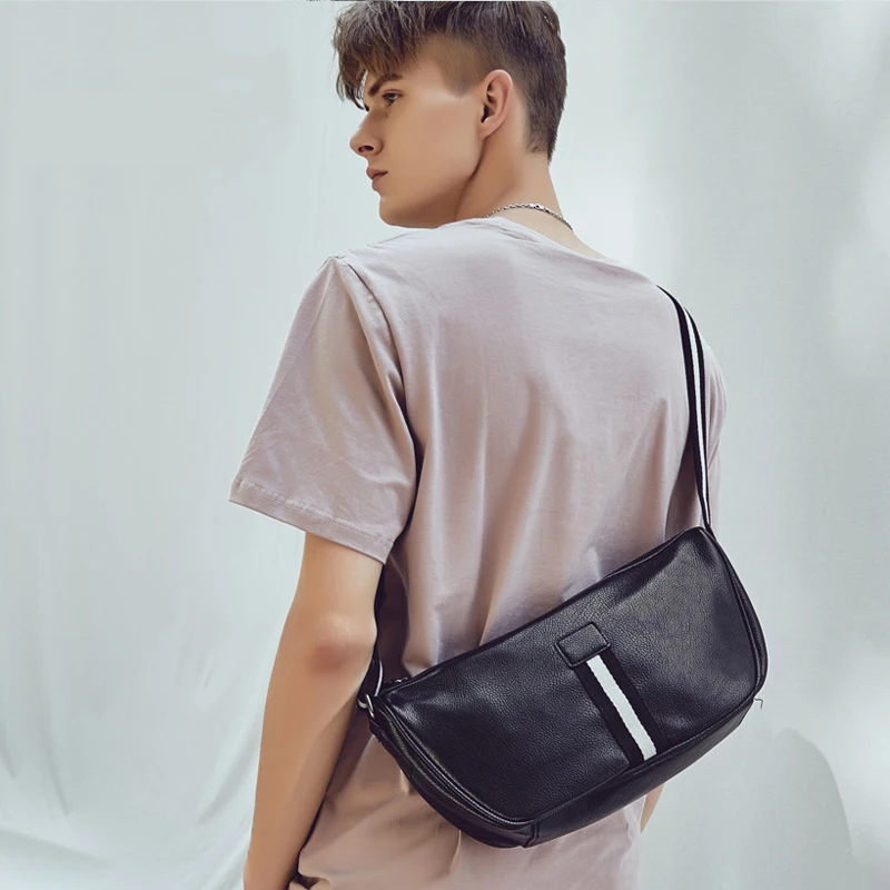 

Luxury Brand Casual Men Bag Business Leather Messenger Bag For Man Vintage Shoulder Bag Hobos Male Crossbody Bag DropShipping