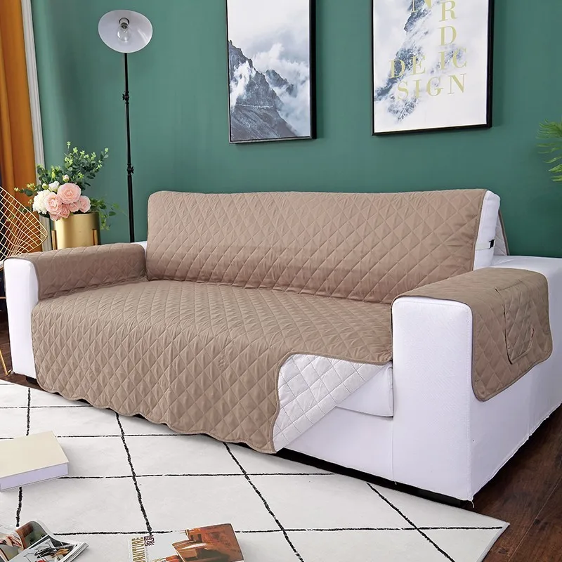 Sofa Cover Dog Pet Kids Couch Chair Throw Mat Reversible Washable Removable Armrest Slipcovers 1/2/3 Seat Furniture Protector|Чехлы для