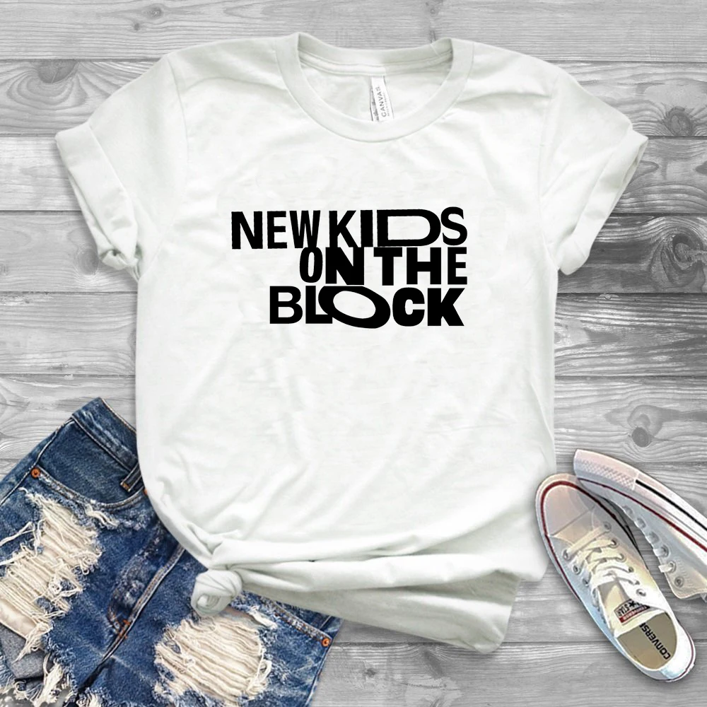 

2019 SUMMER New Kids on The Block - Concert Tee - Boy Band Shirt Short-Sleeve Unisex T-Shirt Women Cute Tee