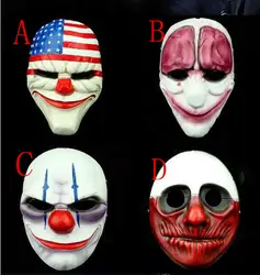 Новые горячие 1 шт. PAYDAY 2 Вечерние Маски Маска Косплэй смолы маска Необычные платья Вечерние