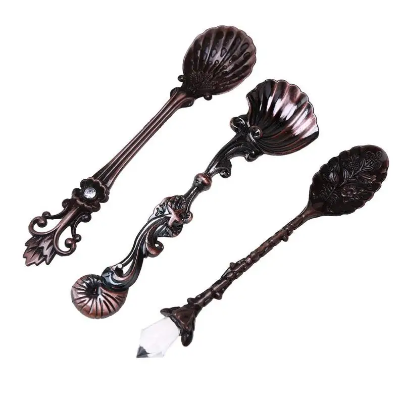 3 шт. ложка для кофе и мороженого из металлического сплава|vintage coffee spoon|coffee spoonvintage