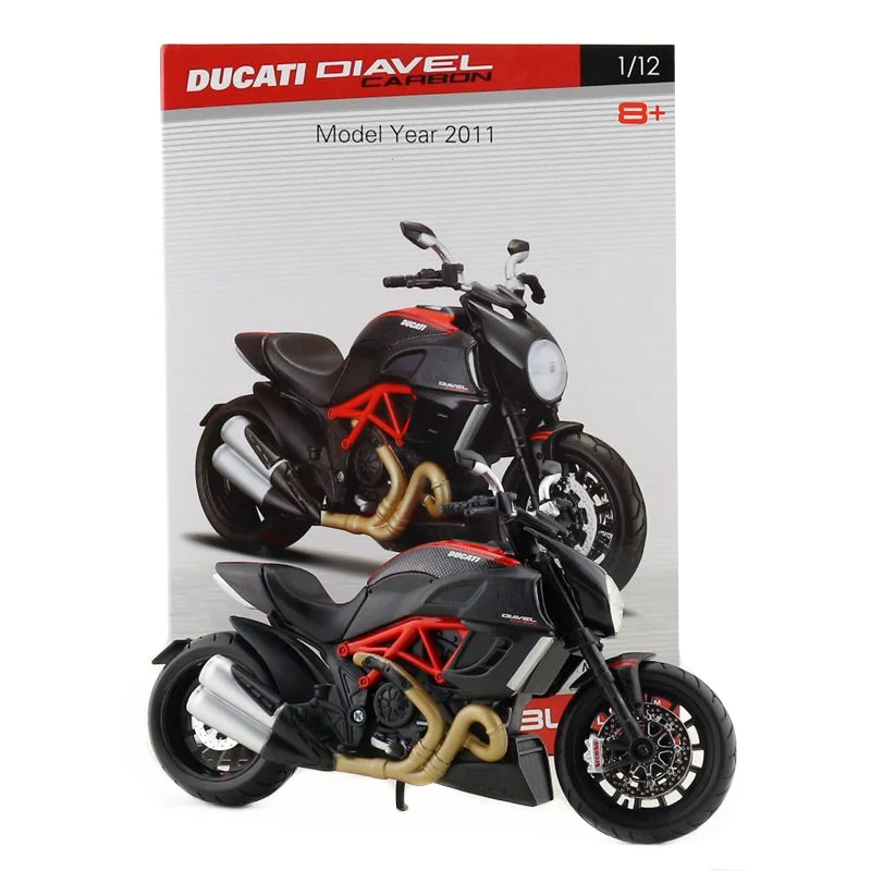 MaiSto литой металл модель наборы: Ducati Diavel мотоциклетный, из углеродного сплава модель 1:12 собрать модель игрушки быстро собирающийся с