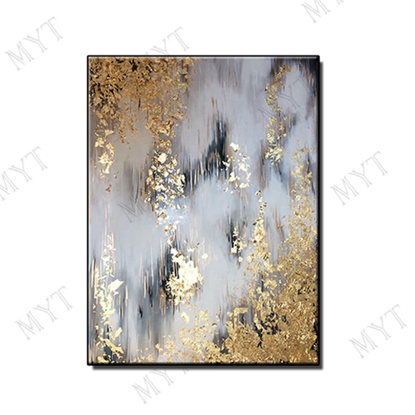 Preise Neue 100% hand bemalt abstrakte gold kunst wand zeichnung handgemachte gold baum leinwand ölgemälde wohnzimmer dekoration