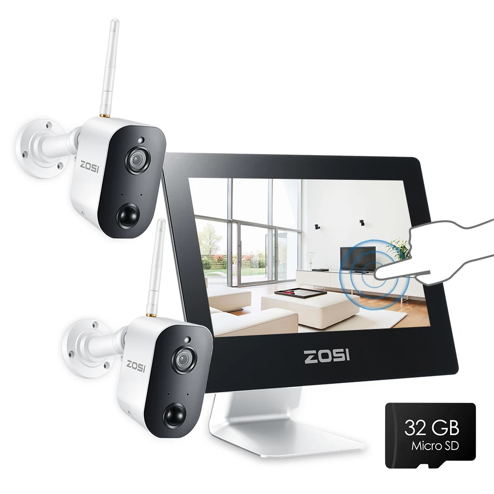  ZOSI 1080p HD Wireless Sistema di Telecamere di Sicurezza 9 
