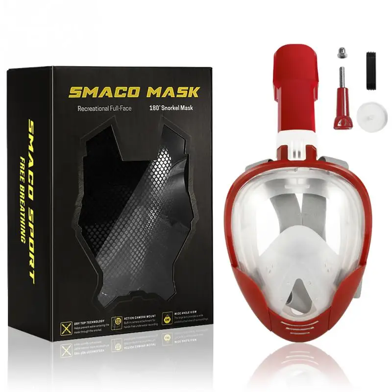 

Professional Underwater Scuba Diving Mask Full Snorkeling Mask M8018 for Gopro Motion Camera For Xiaomi Yi for SJ4000