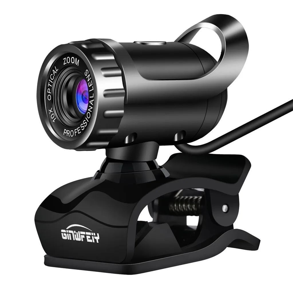 CARPRIE веб камера USB высокой четкости 360 градусов MIC Clip on для Youtube компьютера ПК
