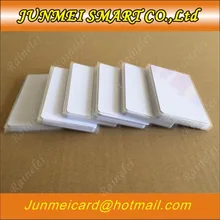Ücretsiz kargo 50 adet/100 adet 13.56 Mhz blok 0 sektör yeniden yazılabilir RFID IC S50 UID değiştirilebilir kart etiketi beyaz boş kart ISO14443A