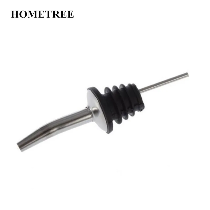 11.3*2.9cm Creative Stainless Steel Oil Bottle Red Wine Bottle Pourer Spout Stopper Oil Cork Bartender Kitchen Accessories H337