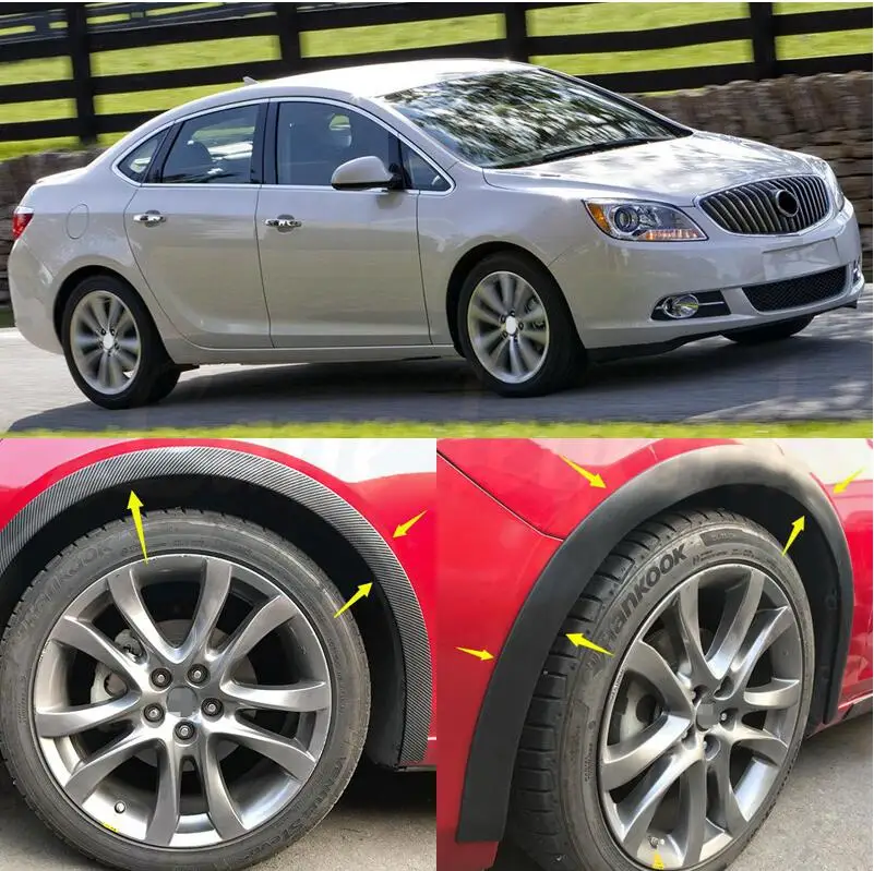 4Pcs Car Mud Flaps Splash Guard Protective Fender Mudguard Mudflaps Mud Guards for Buick Encore 2016 2017 2018 2019