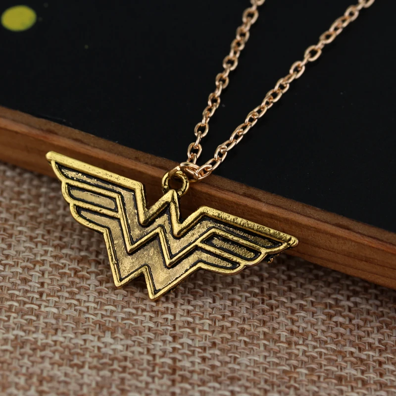 Женское ожерелье с подвеской из сплава dongsheng DC Super hero Wonder Woman Hero Supergirl украшение в