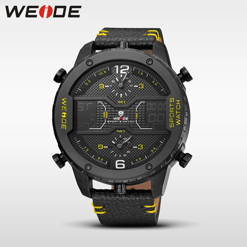 

WEIDE Man Sport Watches Analog Quartz Wrist Watch Top Brand Luxury Mens Business Sport Watch relogio masculino Clock