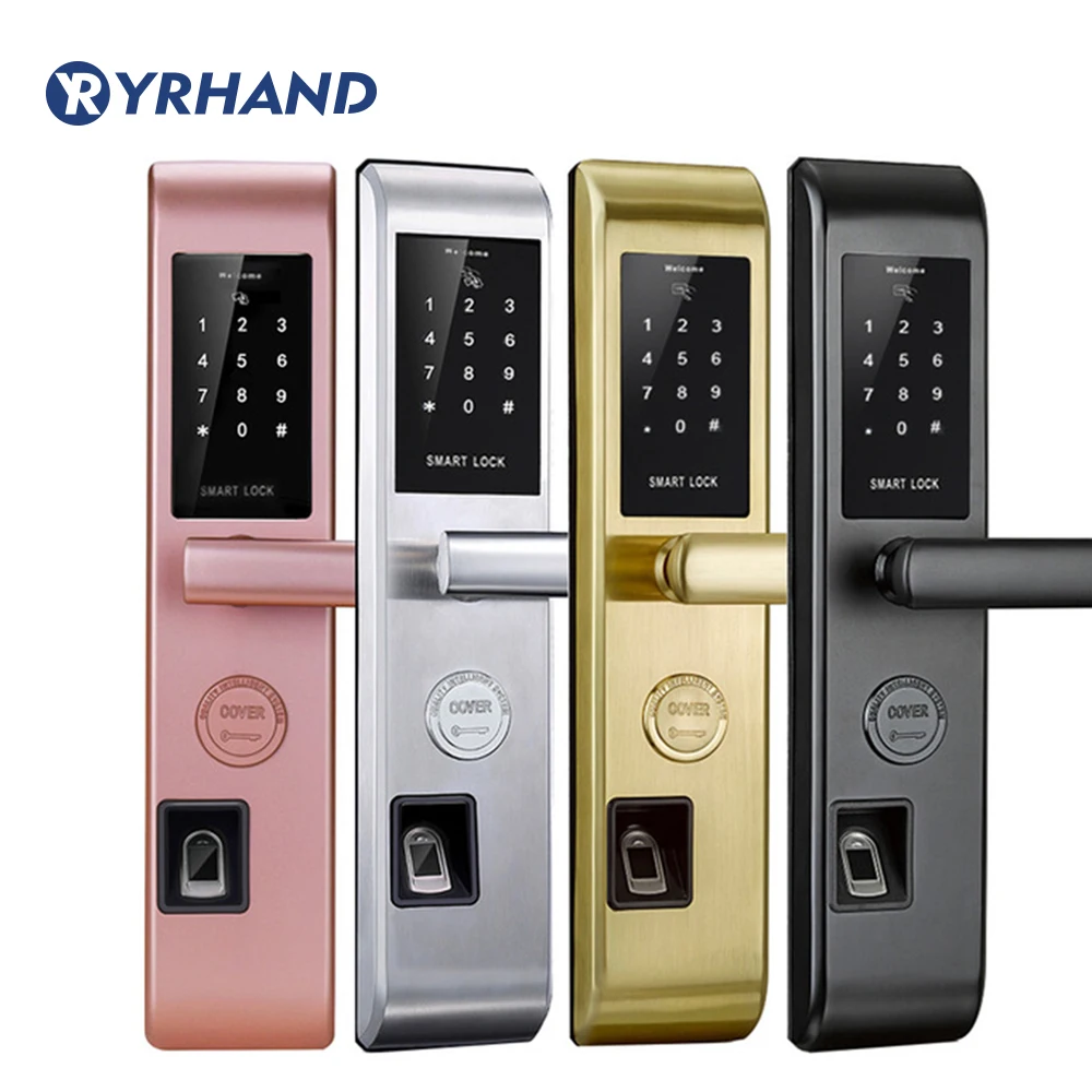 Wifi Fingerprint Door Lock Anti theft Door Lock Keyless ...