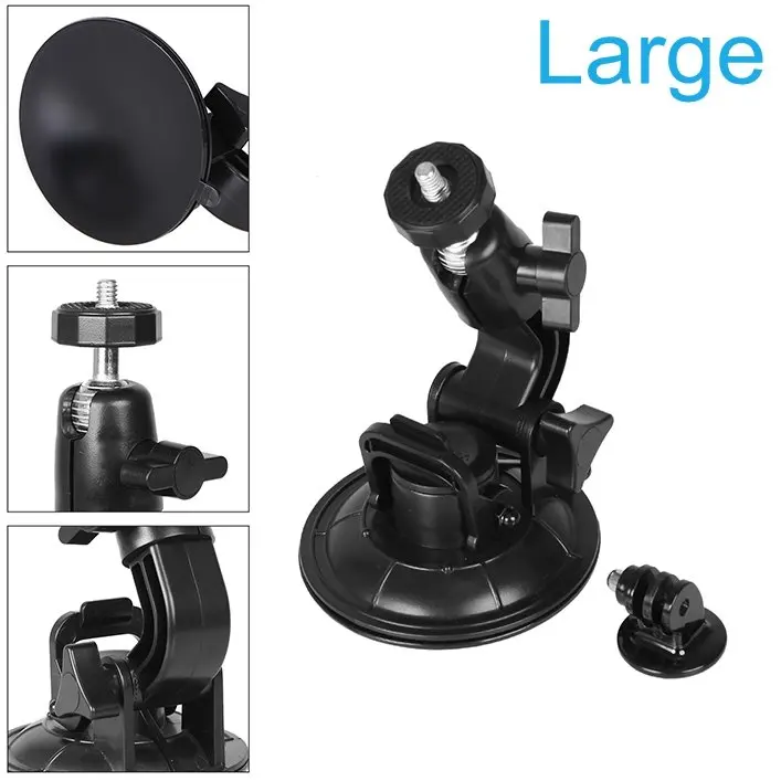 Mini Action Camera Suction Cup for GoPro Hero 7 5 6 4 Sony SJCAM SJ7 Yi 4K H9 Go Pro 7 Mount Window Glass Sucker Accessory 5