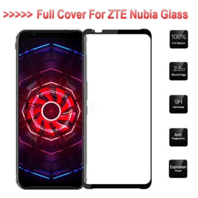 

Full Cover Tempered Glass for ZTE Nubia Red Magic Mars 3 Z17 Mini Z11 Mini S Nubia M2 Lite V9 Vita V8 V18 X 9H Screen Protector