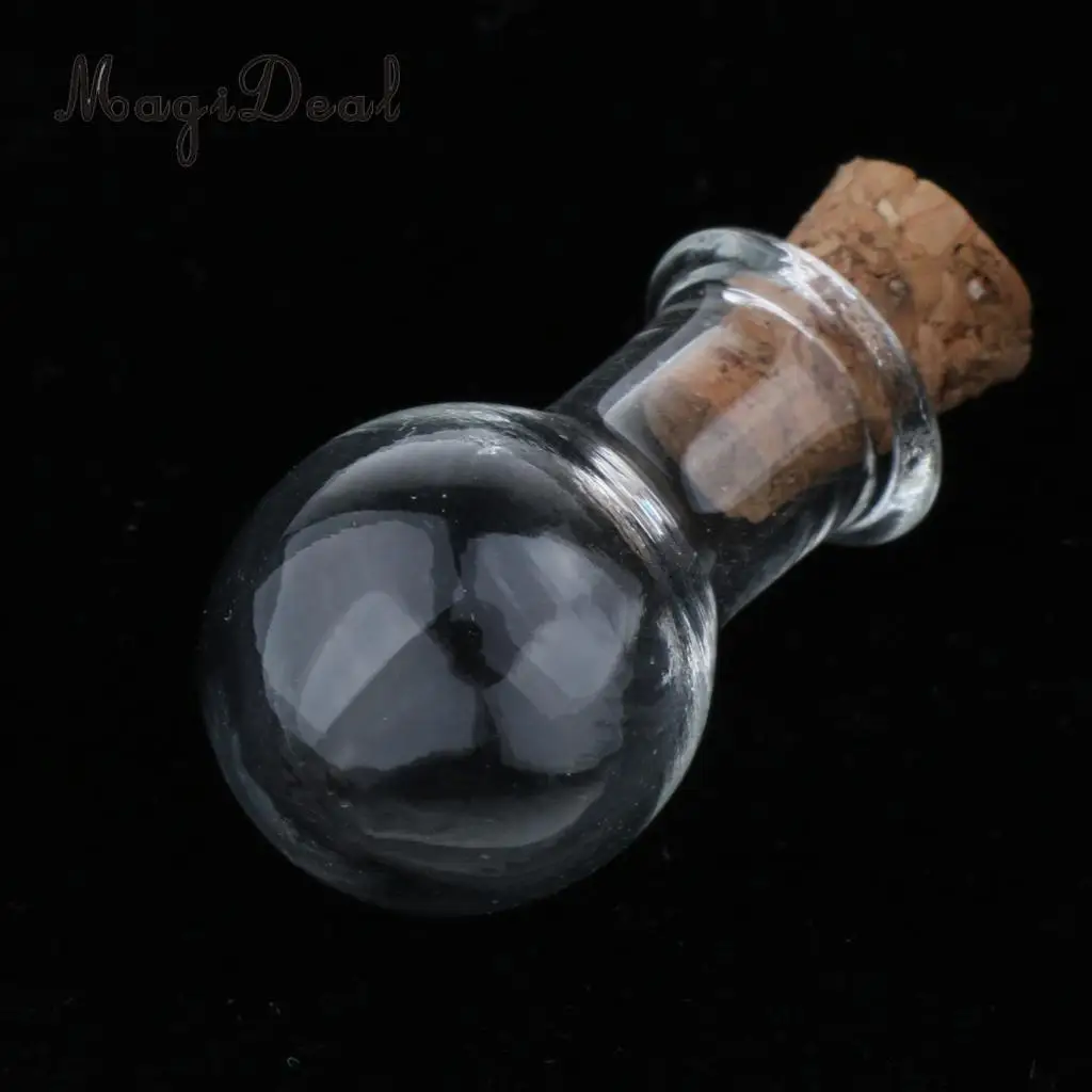 10pcs 2ml Small Glass Wishing Bottles Essential Oils Jars  Fragrance Reed Diffuser Vials DIY Decoration Tool