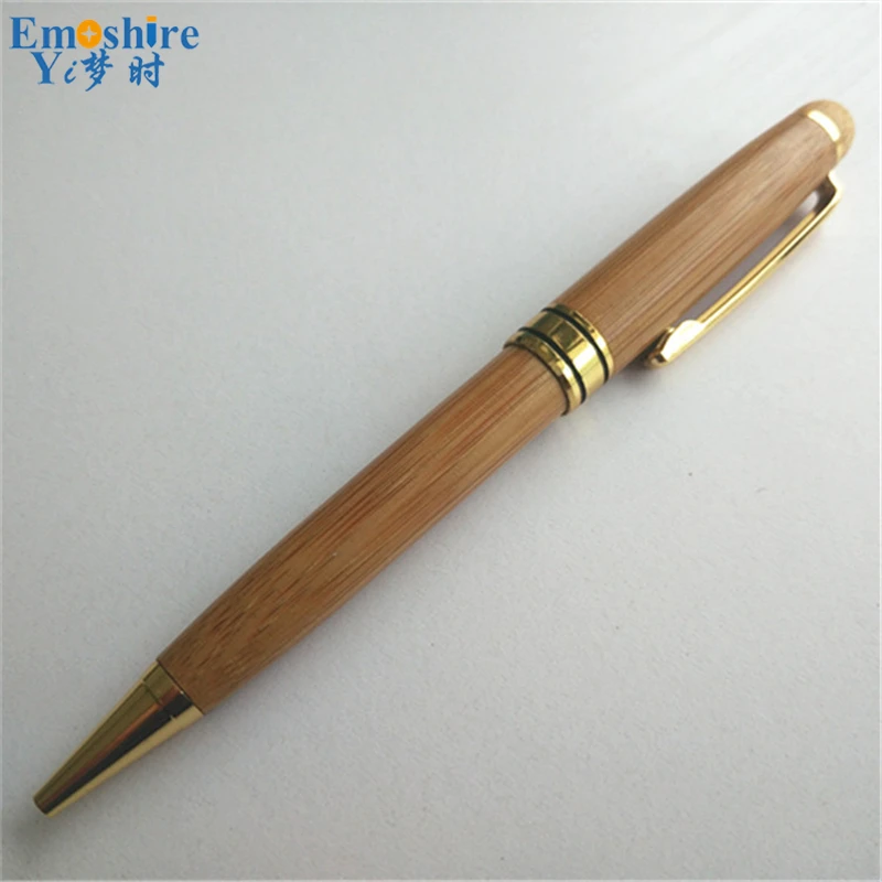 Emoshire Factory Outlet bamboo ball pen bamboo ball pen custom student graduation lettering gift spot (3)